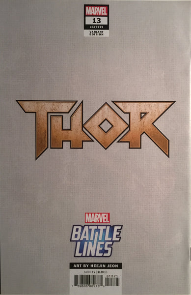 THOR (2018-) #13 BATTLE LINES VARIANT COVER