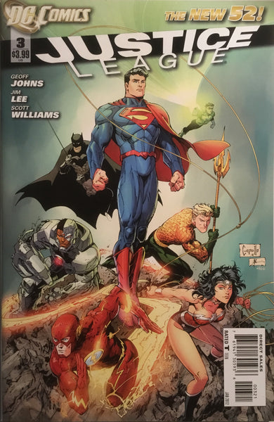 JUSTICE LEAGUE (THE NEW 52) # 3 CAPULLO 1:25 VARIANT COVER
