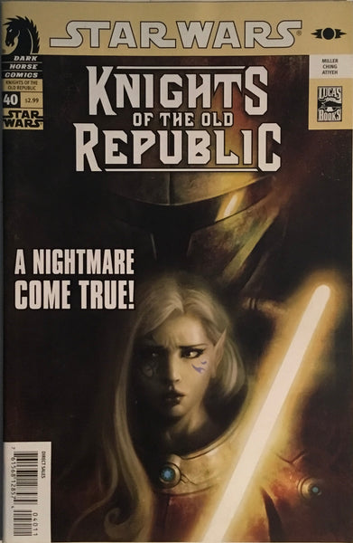 STAR WARS KNIGHTS OF THE OLD REPUBLIC # 40 FIRST CAMEO APPEARANCE OF CHANTIQUE