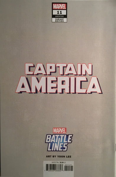 CAPTAIN AMERICA (2018) #11 BATTLE LINES VARIANT COVER