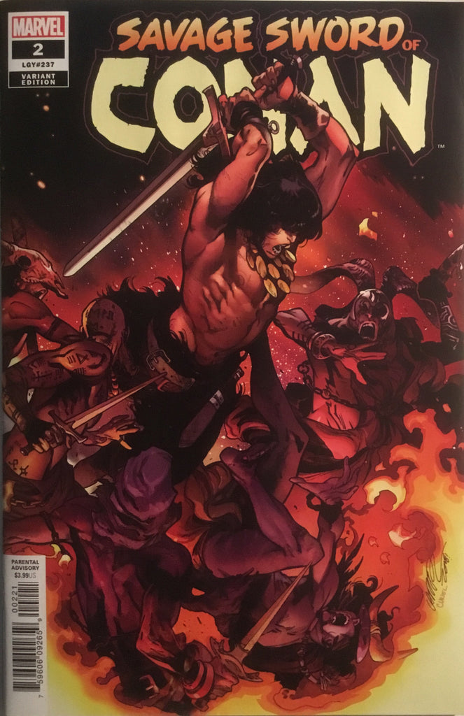 SAVAGE SWORD OF CONAN (2019) # 2 LARRAZ 1:25 VARIANT COVER