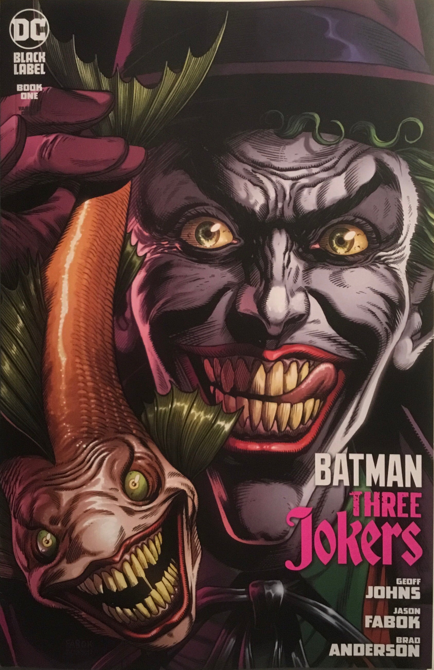 BATMAN THREE JOKERS #1 原作者サイン付き アメコミリーフ バットマン：スリー・ジョーカーズ - アメコミ専門店