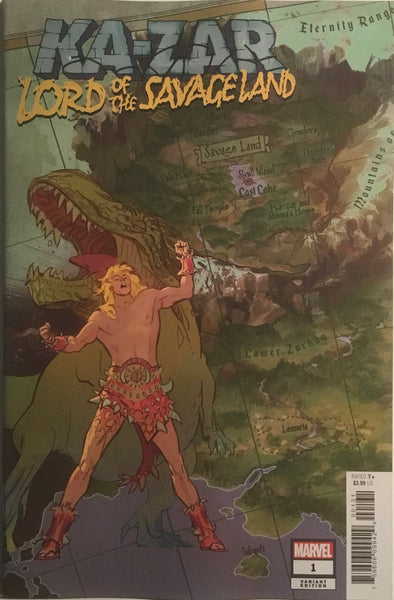 KA-ZAR LORD OF THE SAVAGE LAND # 1 GARCIA 1:10 VARIANT COVER