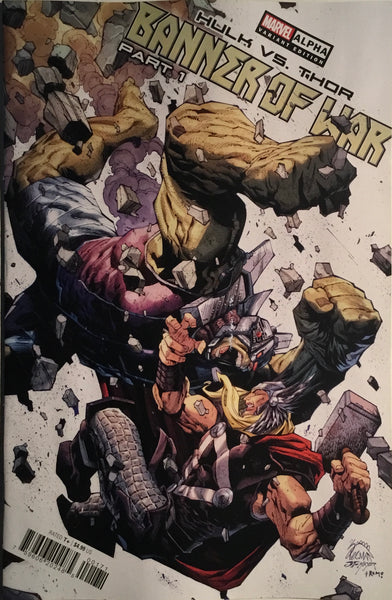 HULK VS THOR : BANNER OF WAR ALPHA # 1 STEGMAN 1:50 VARIANT COVER