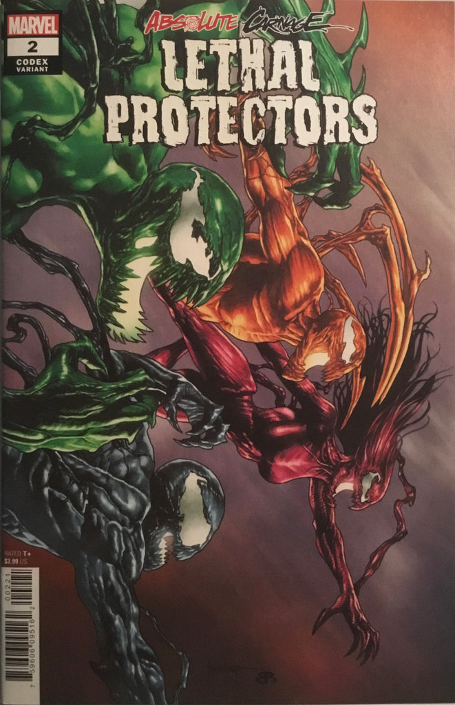 ABSOLUTE CARNAGE LETHAL PROTECTORS # 2 SUAYAN CODEX 1:25 VARIANT COVER