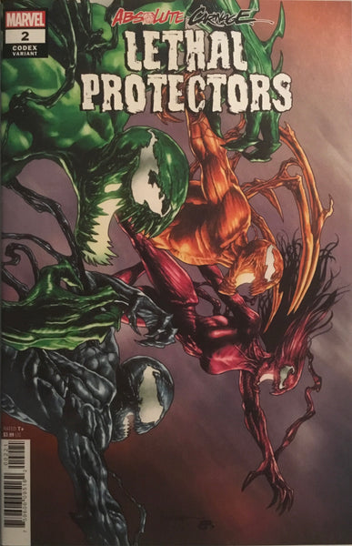 ABSOLUTE CARNAGE LETHAL PROTECTORS # 2 SUAYAN CODEX 1:25 VARIANT COVER