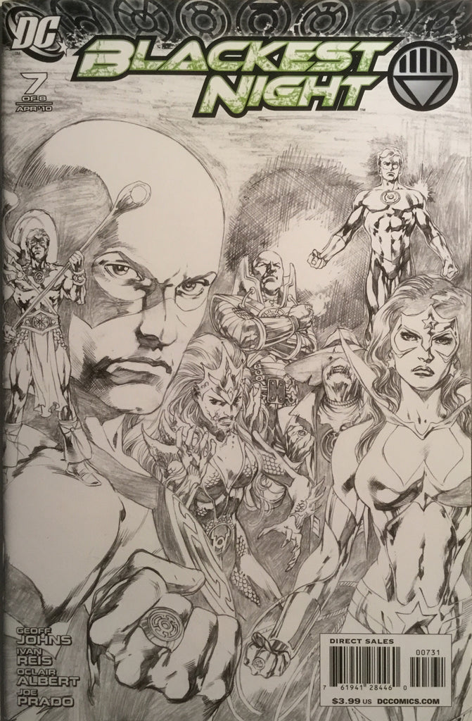 BLACKEST NIGHT # 7 FIRST APPEARANCE OF THE WHITE LANTERN 1:100 SKETCH EDITION