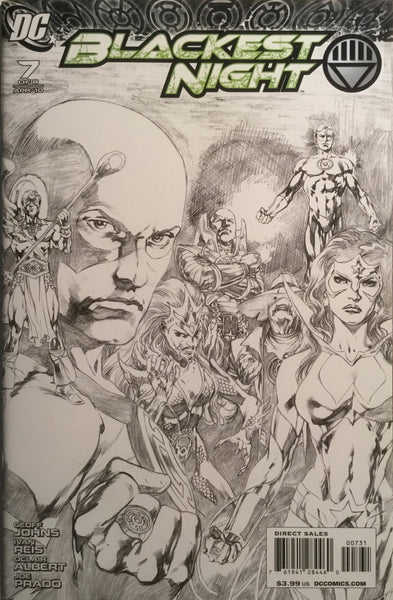 BLACKEST NIGHT # 7 FIRST APPEARANCE OF THE WHITE LANTERN 1:100 SKETCH EDITION