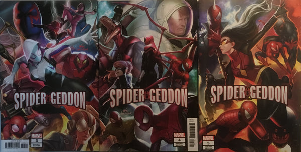SPIDER-GEDDON # 0-5 INHYUK LEE CONNECTING VARIANT COVERS