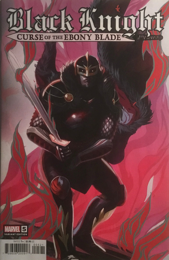 BLACK KNIGHT CURSE OF THE EBONY BLADE # 5 HANS 1:25 VARIANT COVER