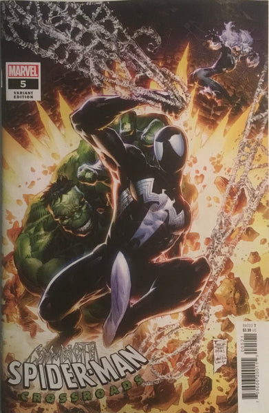 SYMBIOTE SPIDER-MAN CROSSROADS # 5 TAN 1:25 VARIANT COVER