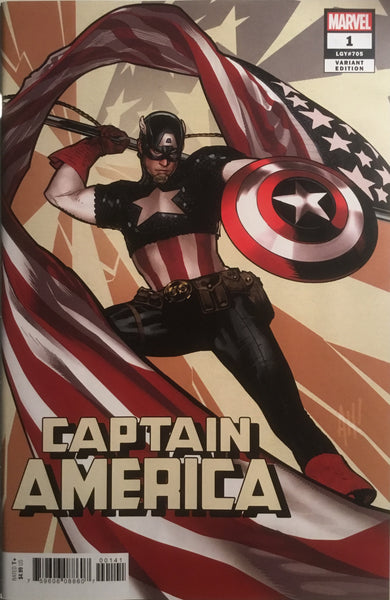 CAPTAIN AMERICA (2018) # 1 ADAM HUGHES COVER