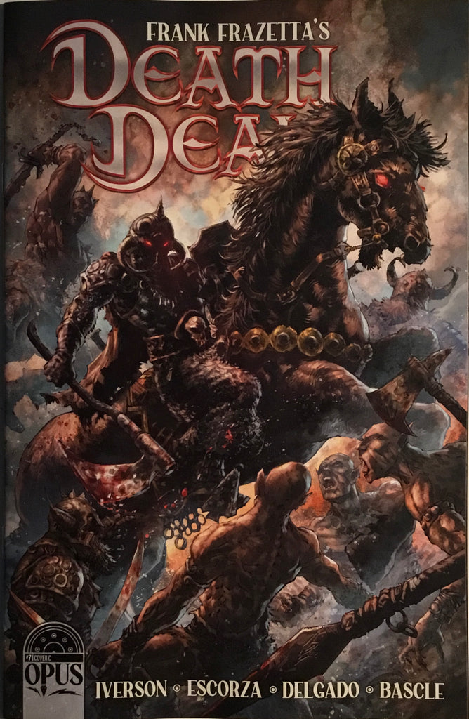 FRANK FRAZETTA’S DEATH DEALER # 7 QUAH 1:5 VARIANT COVER