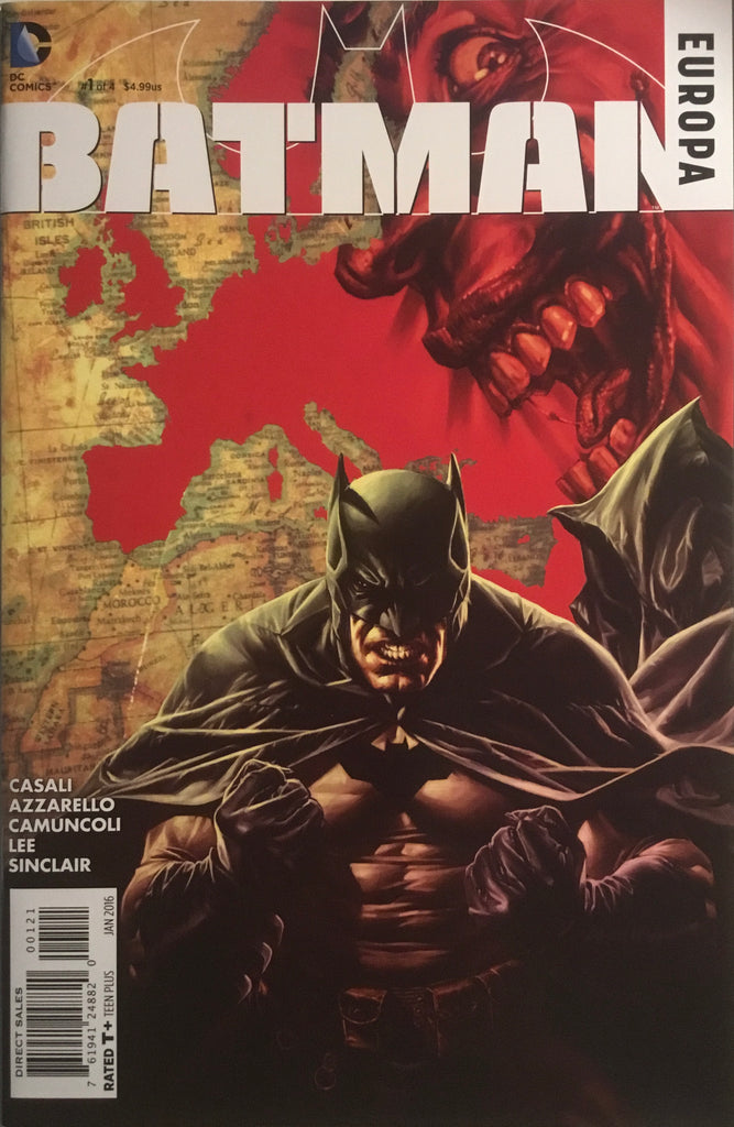 BATMAN EUROPA # 1 BERMEJO 1:25 VARIANT COVER