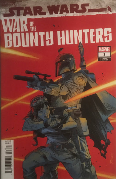 STAR WARS WAR OF THE BOUNTY HUNTERS # 3 SHALVEY 1:50 VARIANT COVER