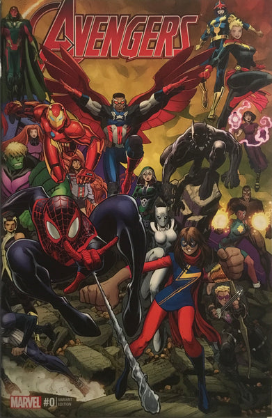 AVENGERS (2015) # 0 ADAMS 1:25 VARIANT COVER