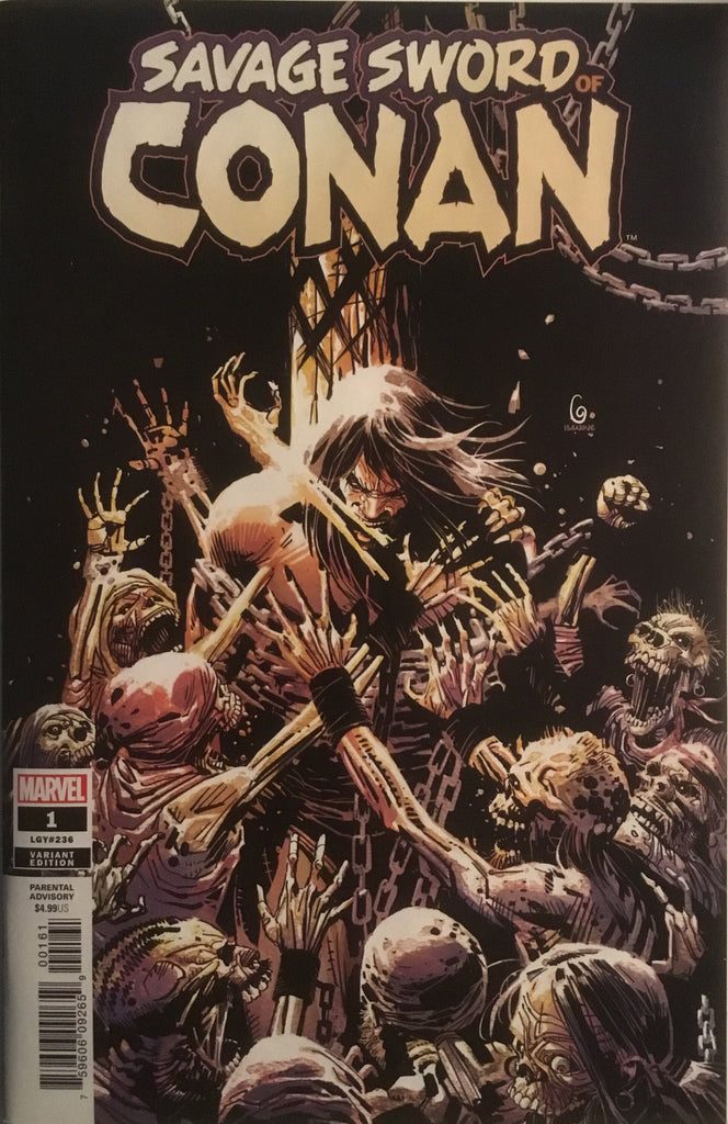 SAVAGE SWORD OF CONAN (2019) # 1 GARNEY 1:25 VARIANT COVER