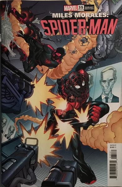 MILES MORALES SPIDER-MAN (2019-2022) #35 GARRON 1:25 VARIANT COVER