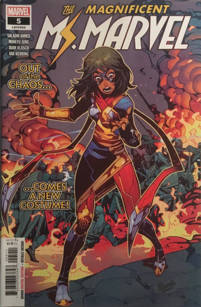 MAGNIFICENT MS MARVEL # 5 FIRST APPEARANCE OF NEW COSTUME