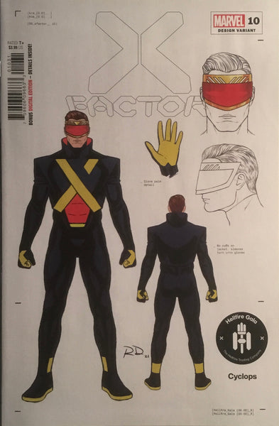 X-FACTOR (2020) #10 DAUTERMAN CYCLOPS 1:50 DESIGN VARIANT COVER DEATH OF SCARLET WITCH