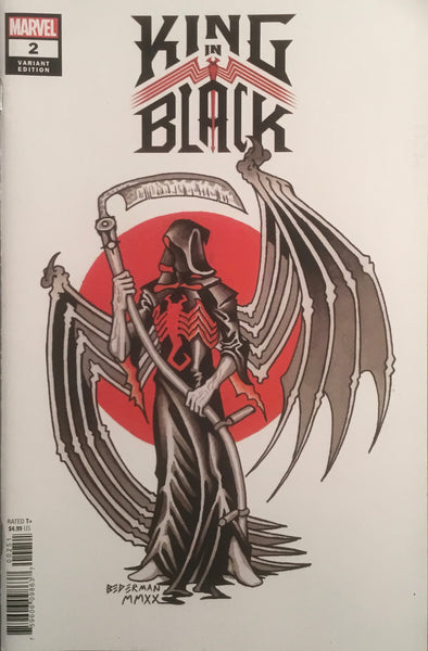 KING IN BLACK # 2 BEDERMAN TATTOO VARIANT COVER