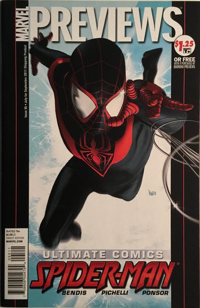 MARVEL PREVIEWS # 95 (2011) FIRST COVER APPEARANCE OF MILES MORALES