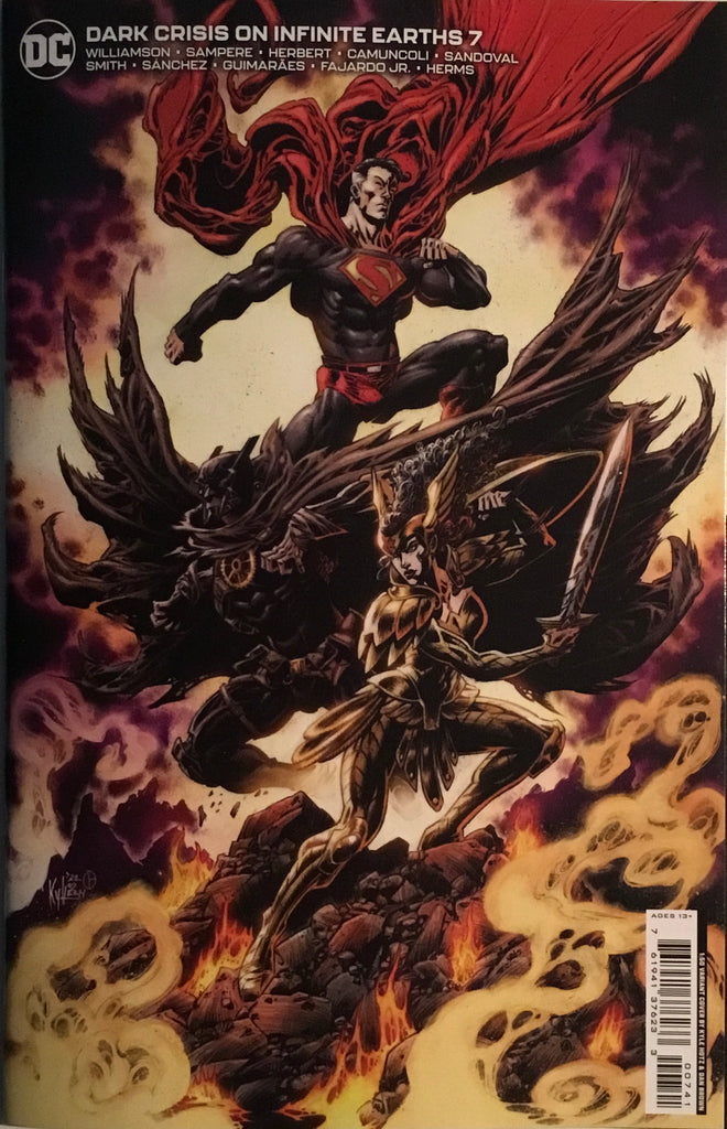 DARK CRISIS ON INFINITE EARTHS # 7 HOTZ 1:50 VARIANT COVER