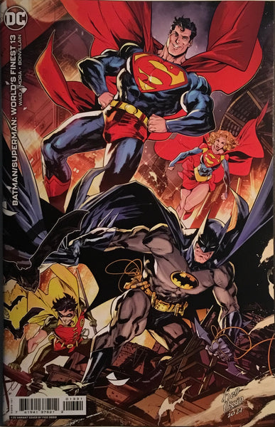 BATMAN / SUPERMAN WORLD’S FINEST #13 OSSIO 1:25 VARIANT COVER