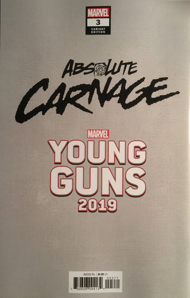 ABSOLUTE CARNAGE # 3 LARRAZ YOUNG GUNS VARIANT COVER