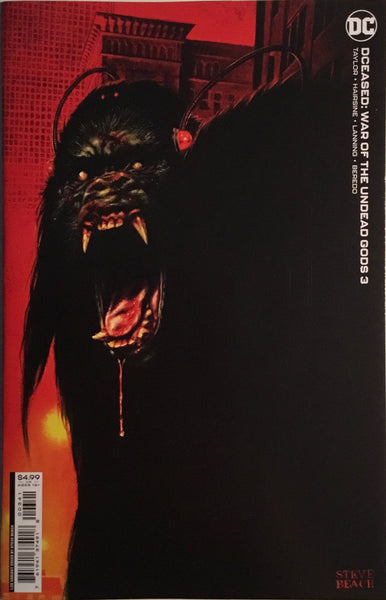 DCEASED WAR OF THE UNDEAD GODS # 3 BEACH 1:25 VARIANT COVER