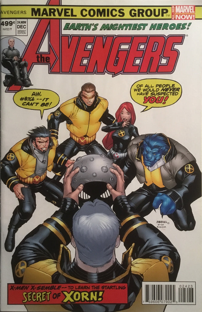 AVENGERS (2013-2015) #24.NOW BARBERI X-MEN HOMAGE VARIANT COVER