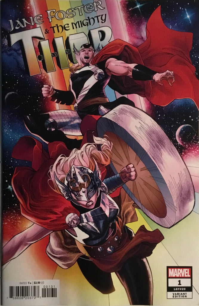 JANE FOSTER & THE MIGHTY THOR # 1 COCCOLO 1:25 VARIANT COVER