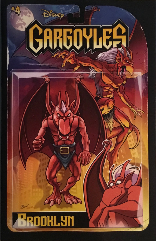 GARGOYLES # 4 SCHOONOVER 1:25 ACTION FIGURE ART VARIANT COVER