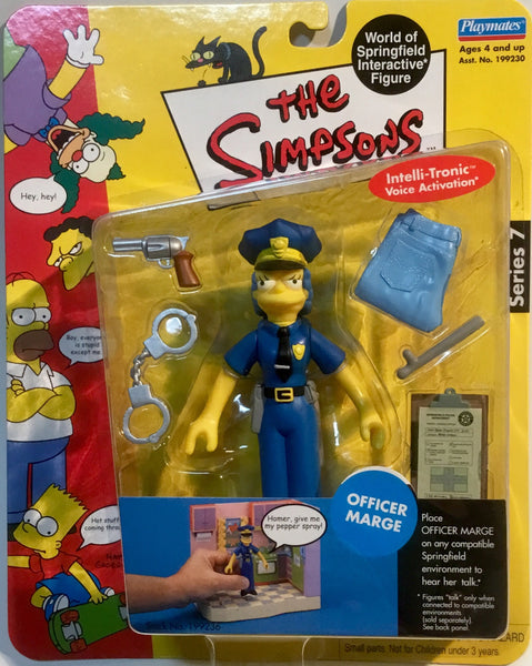 SIMPSONS WORLD OF SPRINGFIELD OFFICER MARGE INTERACTIVE FIGURE