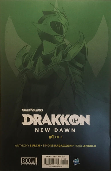 POWER RANGERS DRAKKON NEW DAWN # 1 RETAILER THANK YOU VARIANT COVER