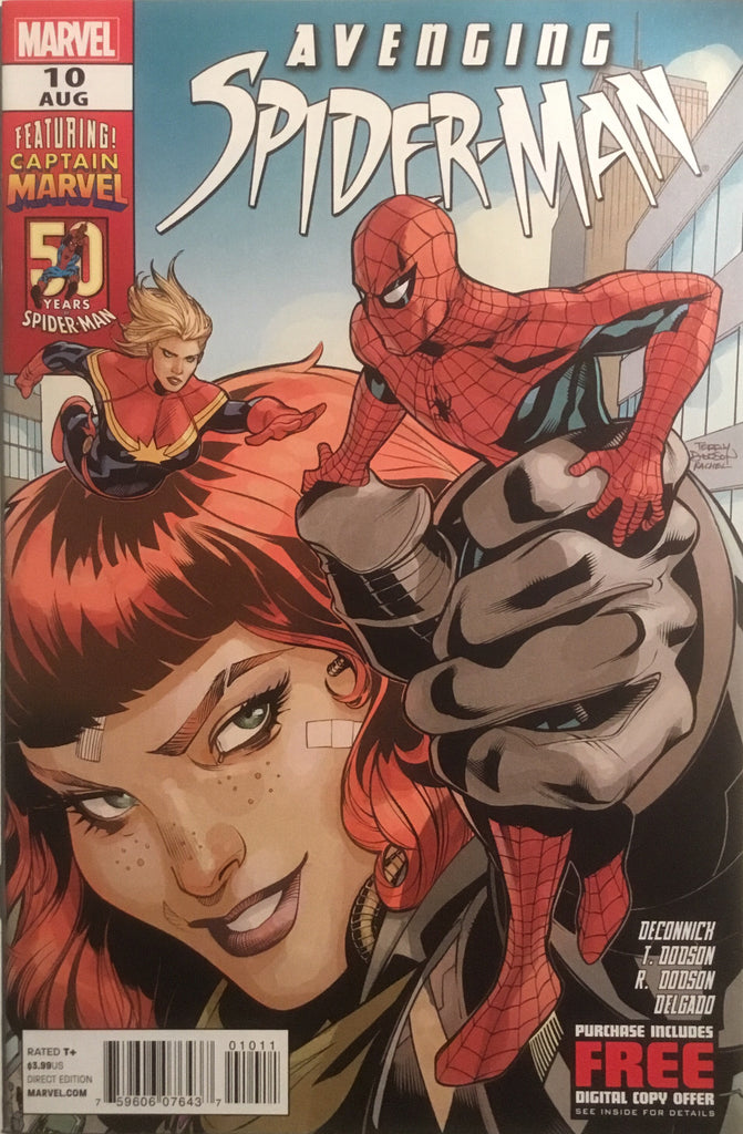 AVENGING SPIDER-MAN # 10 SECOND APPEARANCE OF CAROL DANVERS AS CAPTAIN MARVEL