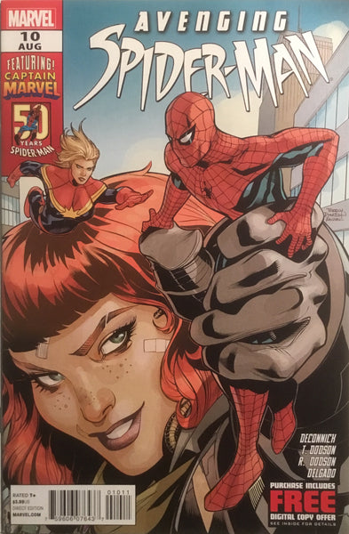 AVENGING SPIDER-MAN #10 SECOND APPEARANCE OF CAROL DANVERS AS CAPTAIN MARVEL