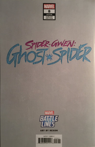 SPIDER-GWEN GHOST SPIDER # 8 GREEN GOBLIN BATTLE LINES VARIANT COVER