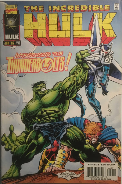 INCREDIBLE HULK (1962-1999) #449 FIRST TEAM APPEARANCE OF THE THUNDERBOLTS