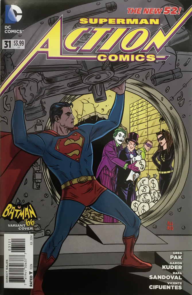 ACTION COMICS (NEW 52) # 31 BATMAN '66 1:25 VARIANT COVER