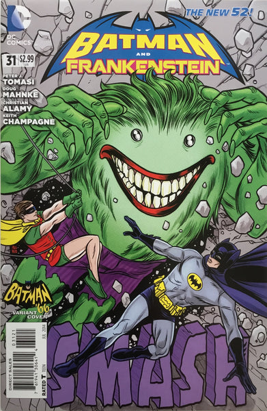 BATMAN AND FRANKENSTEIN #31 (THE NEW 52) BATMAN '66 1:25 VARIANT COVER