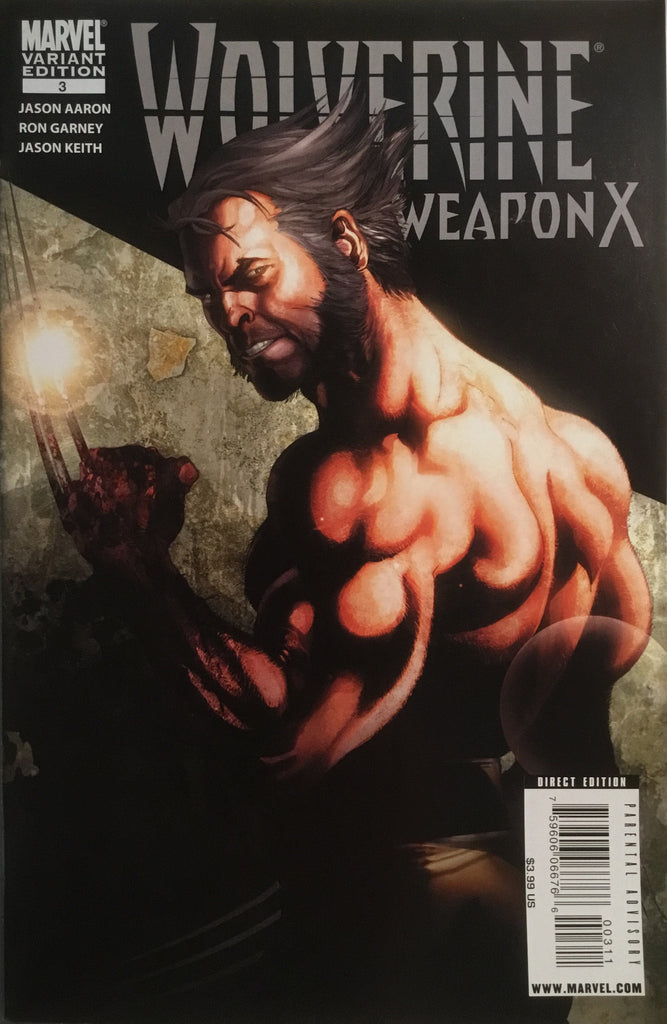 WOLVERINE WEAPON X # 3 VARIANT COVER