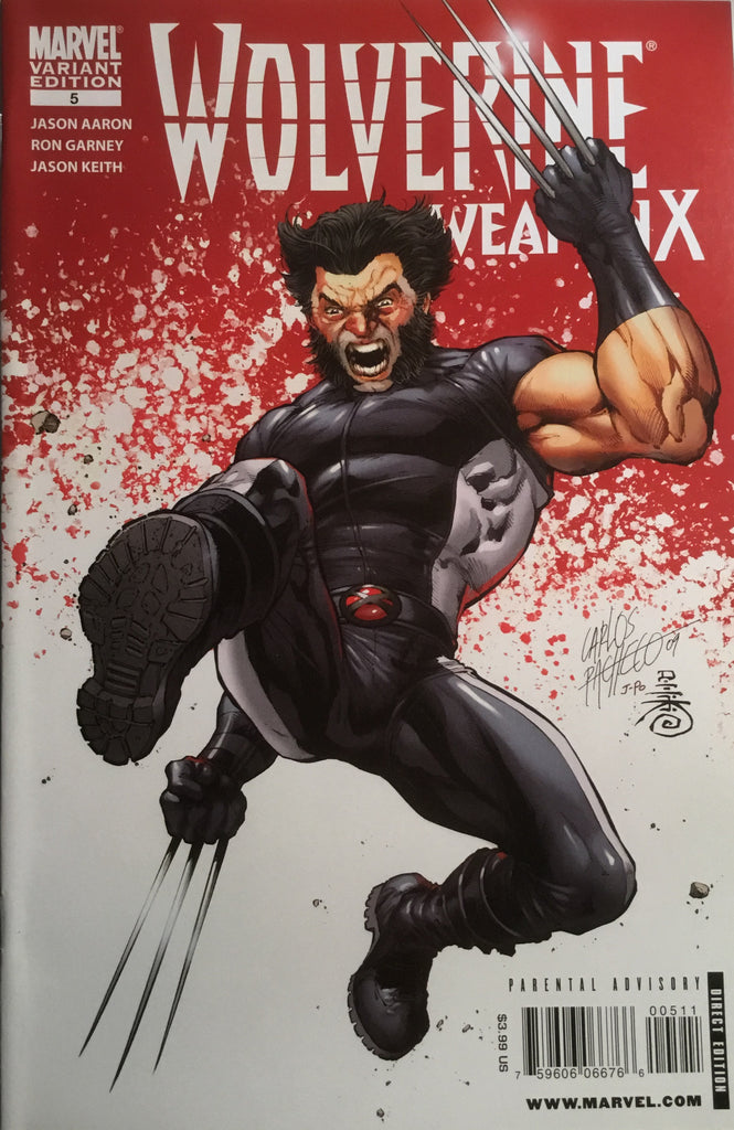 WOLVERINE WEAPON X # 5 VARIANT COVER