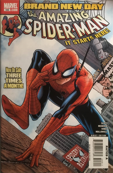 AMAZING SPIDER-MAN (1999-2013) #546 FIRST FULL APPEARANCE OF MR. NEGATIVE