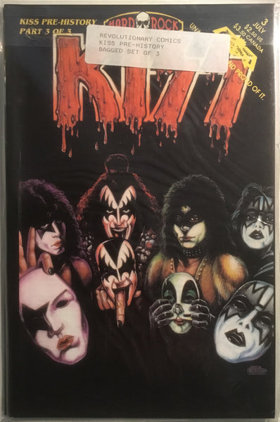KISS PRE-HISTORY SET OF 3 (SIGNED BY CREATORS)