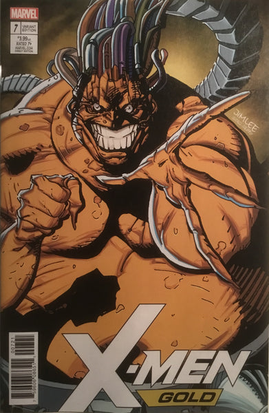 JIM LEE X-MEN TRADING CARD VARIANT COVER - MOJO (X-MEN GOLD # 7)