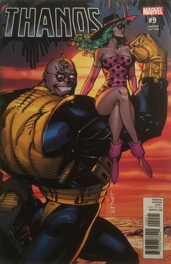 JIM LEE X-MEN TRADING CARD VARIANT COVER - STRONG GUY (THANOS # 9)