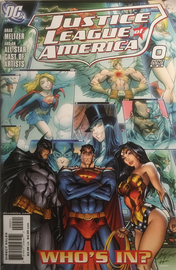 JUSTICE LEAGUE OF AMERICA (2006-2011) # 0 CAMPBELL 1:10 VARIANT