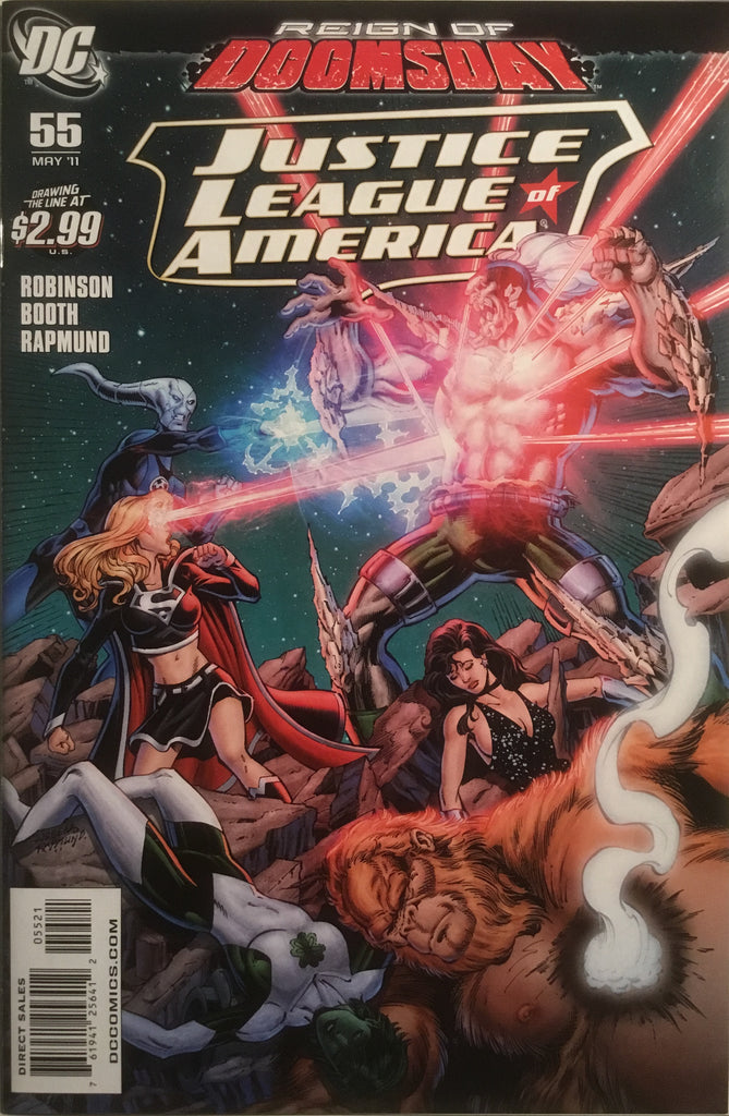 JUSTICE LEAGUE OF AMERICA (2006-2011) #55 JURGENS 1:10 VARIANT COVER
