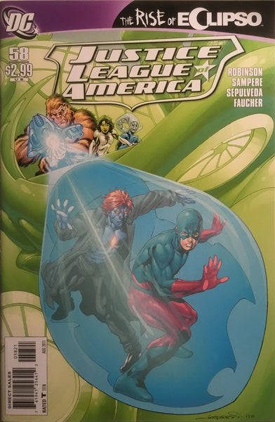 JUSTICE LEAGUE OF AMERICA (2006-2011) #58 LOPRESTI 1:10 VARIANT COVER
